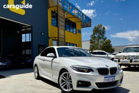 White 2015 BMW 220I Coupe M Sport