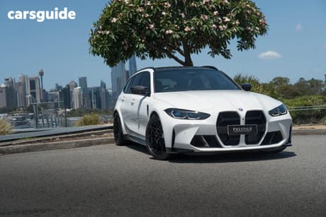 White 2023 BMW M3 Wagon Competition Touring M Xdrive