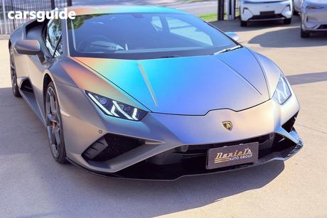 White 2023 Lamborghini Huracan Coupe Evo Rwd