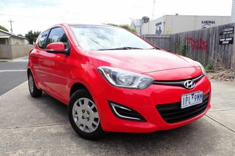 Red 2013 Hyundai I20 Hatchback Active