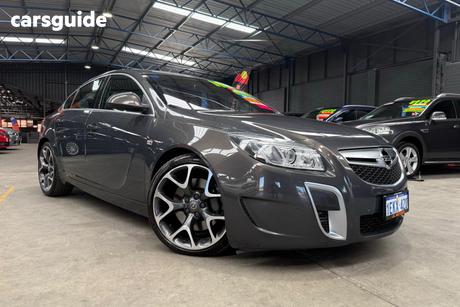 Grey 2013 Opel Insignia Hatchback Opc