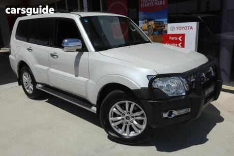 White 2019 Mitsubishi Pajero Wagon Gls Lwb (4X4) 7 Seat