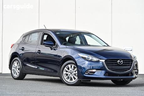 Blue 2018 Mazda 3 Hatchback Maxx Sport