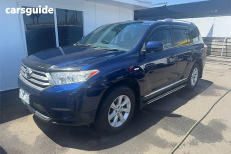 Blue 2012 Toyota Kluger Wagon Kx-R (Fwd) 7 Seat