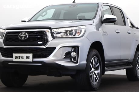 Silver 2019 Toyota Hilux Double Cab Pick Up Sr5 (4X4)