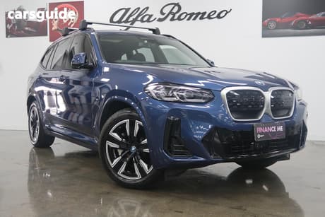 Blue 2024 BMW IX3 Wagon M Sport