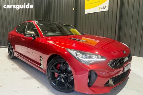 Red 2017 Kia Stinger Sedan Gt (Black Leather)