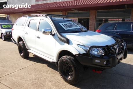 White 2017 Mitsubishi Triton Dual Cab Utility Exceed (4X4)