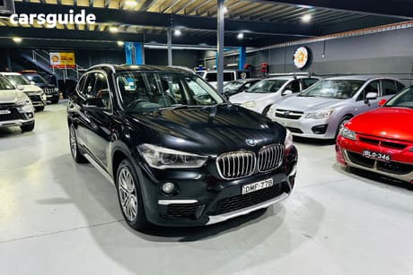 Black 2017 BMW X1 Wagon Sdrive 20I
