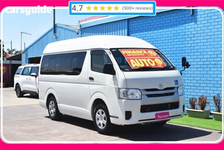 White 2016 Toyota HiAce SUV TRH200