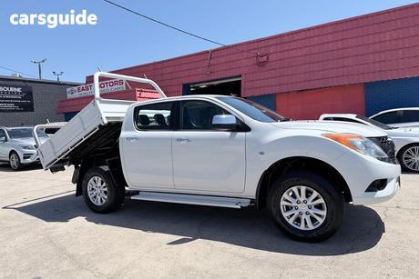 White 2012 Mazda BT-50 Dual Cab Utility Gt (4X4)