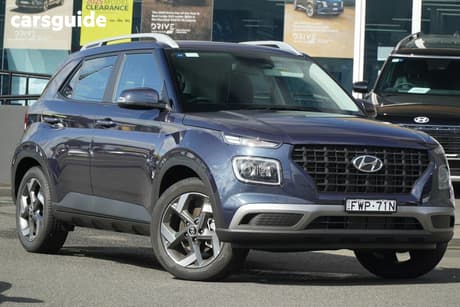 Blue 2025 Hyundai Venue Wagon Active