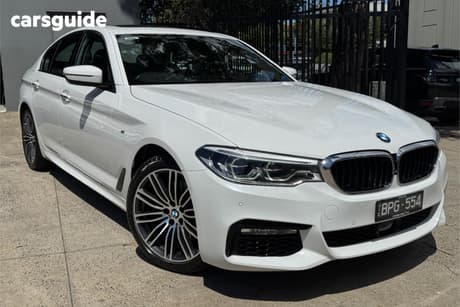 White 2017 BMW 530I Sedan M Sport