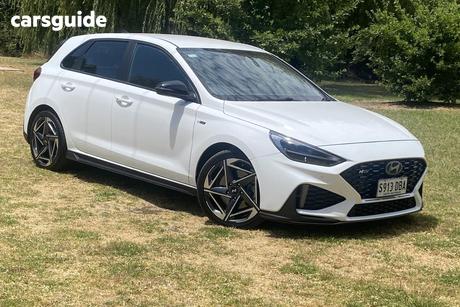 White 2024 Hyundai I30 Hatchback N Line Prm Mhev