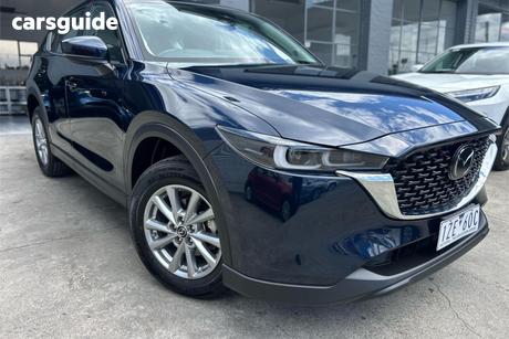 Blue 2024 Mazda CX-5 Wagon G25 Maxx Sport (Fwd)