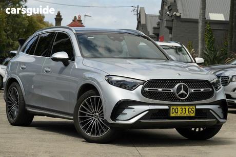 Silver 2023 Mercedes-Benz GLC300 Wagon 4Matic Mhev