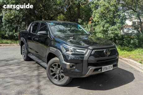 Black 2022 Toyota Hilux Double Cab Pick Up Rogue (4X4)