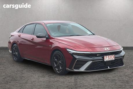 Red 2023 Hyundai I30 Sedan N Line