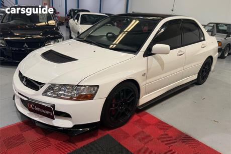 White 2003 Mitsubishi Lancer Sedan Evolution Viii