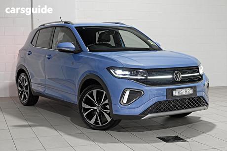 Blue 2024 Volkswagen T-Cross Wagon 85Tsi R-Line