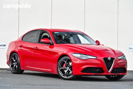 Red 2018 Alfa Romeo Giulia Sedan Super Petrol