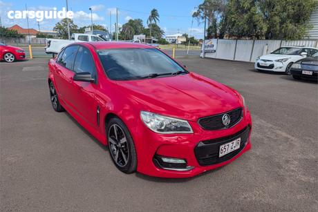 Red 2016 Holden Commodore Sedan Sv6 Black Pack