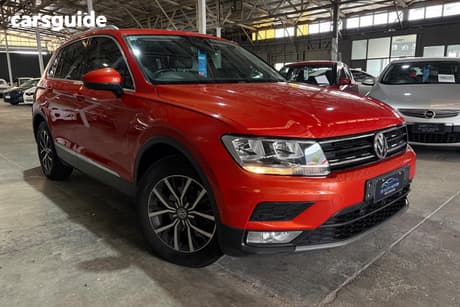 Orange 2016 Volkswagen Tiguan Wagon 110 Tsi Comfortline