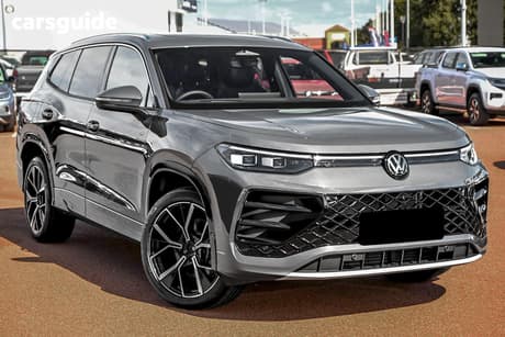 Grey 2025 Volkswagen Tayron Wagon 195Tsi R-Line 4Motion