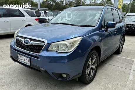 Blue 2014 Subaru Forester Wagon 2.5I Luxury Limited Edition
