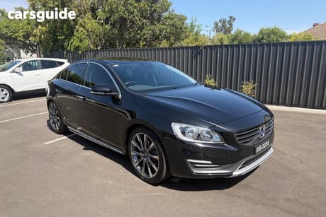 Black 2014 Volvo S60 Sedan T4 Kinetic