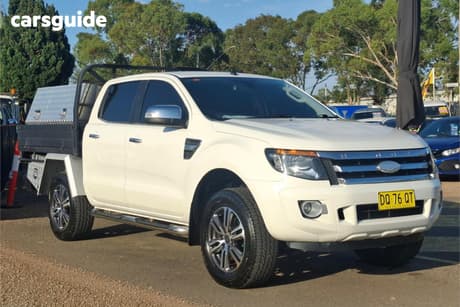 White 2011 Ford Ranger Dual Cab Utility Xlt 3.2 (4X4)