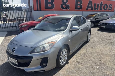 Grey 2012 Mazda 3 Sedan Maxx Sport