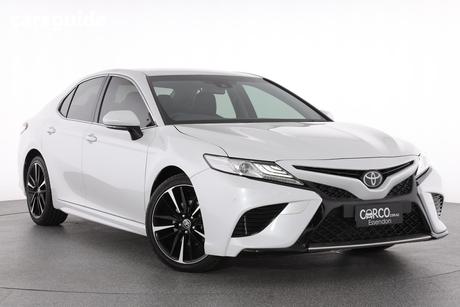 White 2020 Toyota Camry Sedan Sx