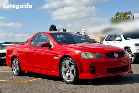 Red 2009 Holden UTE Ute Tray SS R