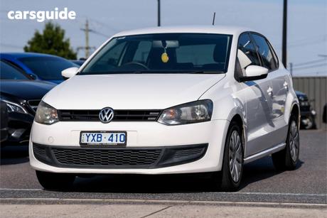 White 2012 Volkswagen Polo Hatchback Trendline