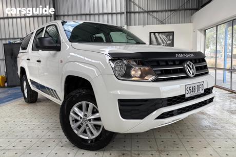 White 2022 Volkswagen Amarok Dual Cab Utility Tdi420 Core 4Motion