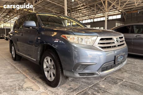 Blue 2011 Toyota Kluger Wagon Kx-R (Fwd) 7 Seat