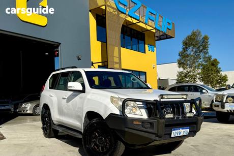 White 2010 Toyota Landcruiser Prado Wagon Gxl (4X4)