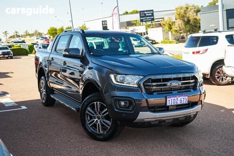Grey 2022 Ford Ranger Double Cab Pick Up Wildtrak 2.0 (4X4)