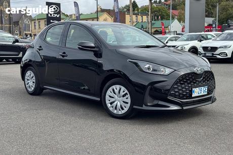 Black 2024 Toyota Yaris Hatchback Ascent Sport Hybrid