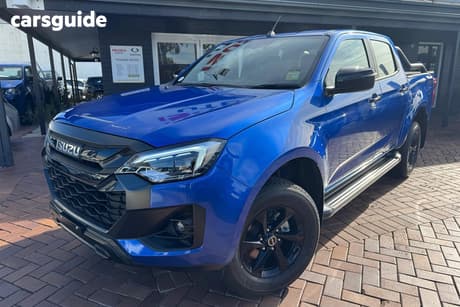 Blue 2025 Isuzu D-MAX Crew Cab Utility X-Rider (4X4)