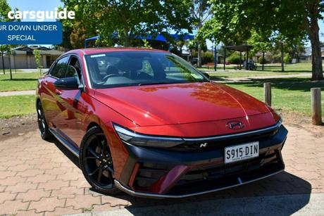 Red 2025 Hyundai I30 Sedan N Premium With Sunroof