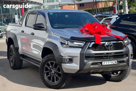 Silver 2024 Toyota Hilux Double Cab Pick Up Rogue 48V (4X4)