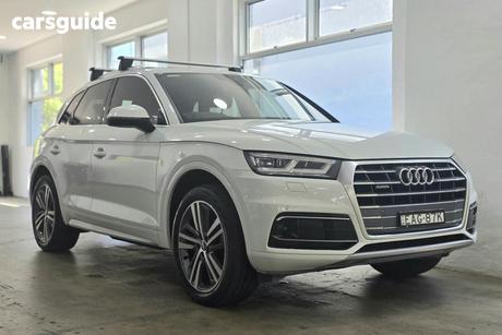 White 2019 Audi Q5 Wagon 45 Tfsi Quattro Sport