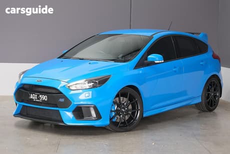 Blue 2017 Ford Focus Hatchback Rs