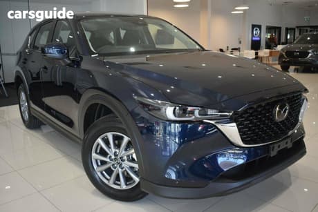 Blue 2025 Mazda CX-5 Wagon G25 Maxx Sport (Fwd)