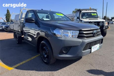 Grey 2021 Toyota Hilux Cab Chassis Workmate