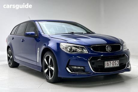 Blue 2017 Holden Commodore Sportswagon Sv6