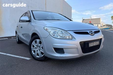 Silver 2008 Hyundai I30 Hatchback Sx