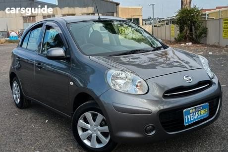 Grey 2012 Nissan Micra Hatchback St